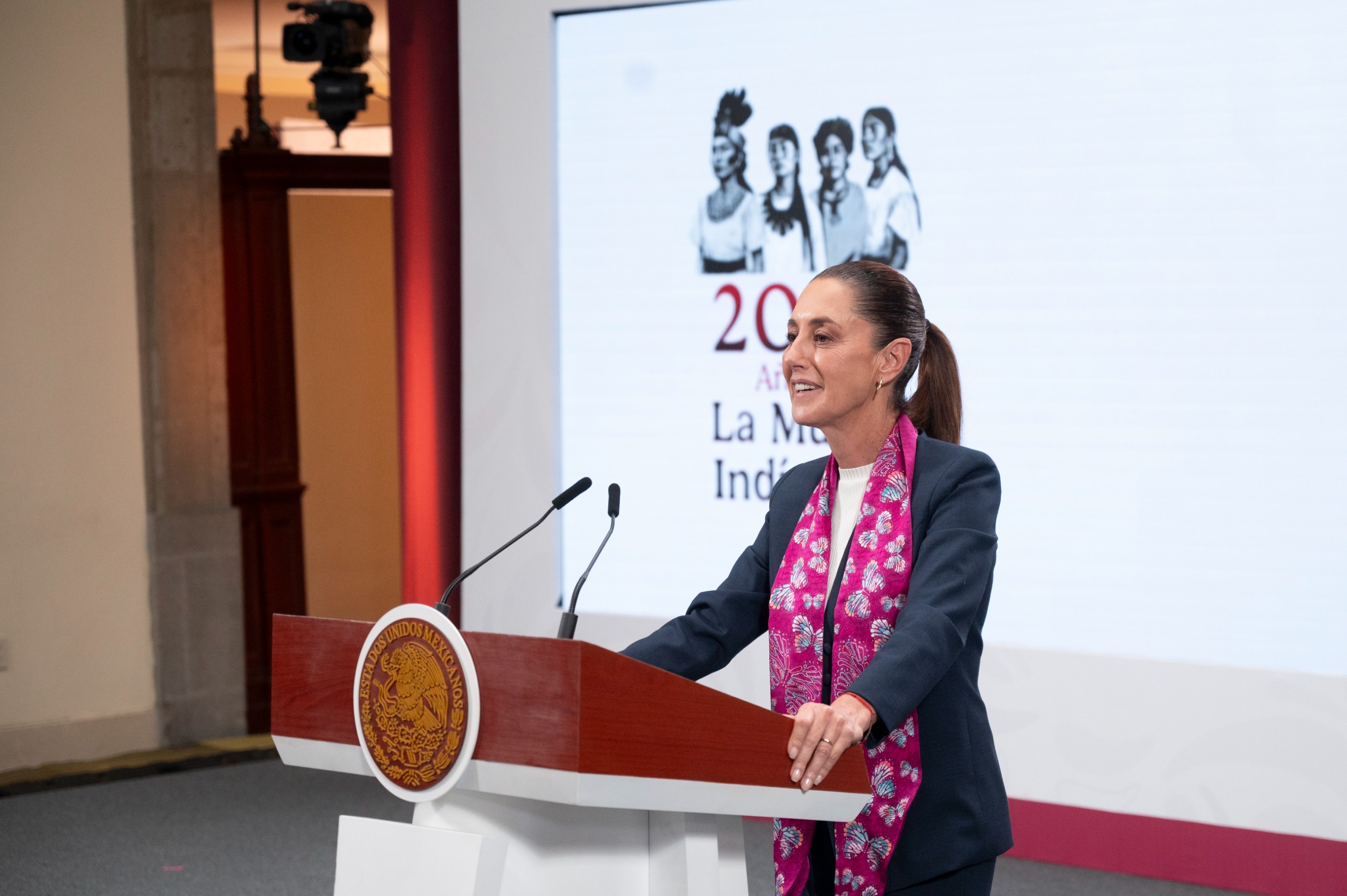 La mandataria cumplirá este miércoles su primer año de gobierno, por lo que el domingo llevará a cabo un evento masivo en el Zócalo.