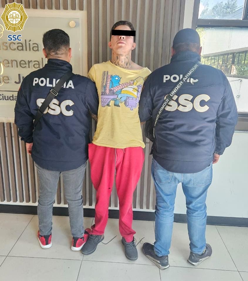 El secretario de Seguridad Pública capitalino, Pablo Vázquez Camacho, informó que la detención fue resultado de trabajos coordinados de investigación.