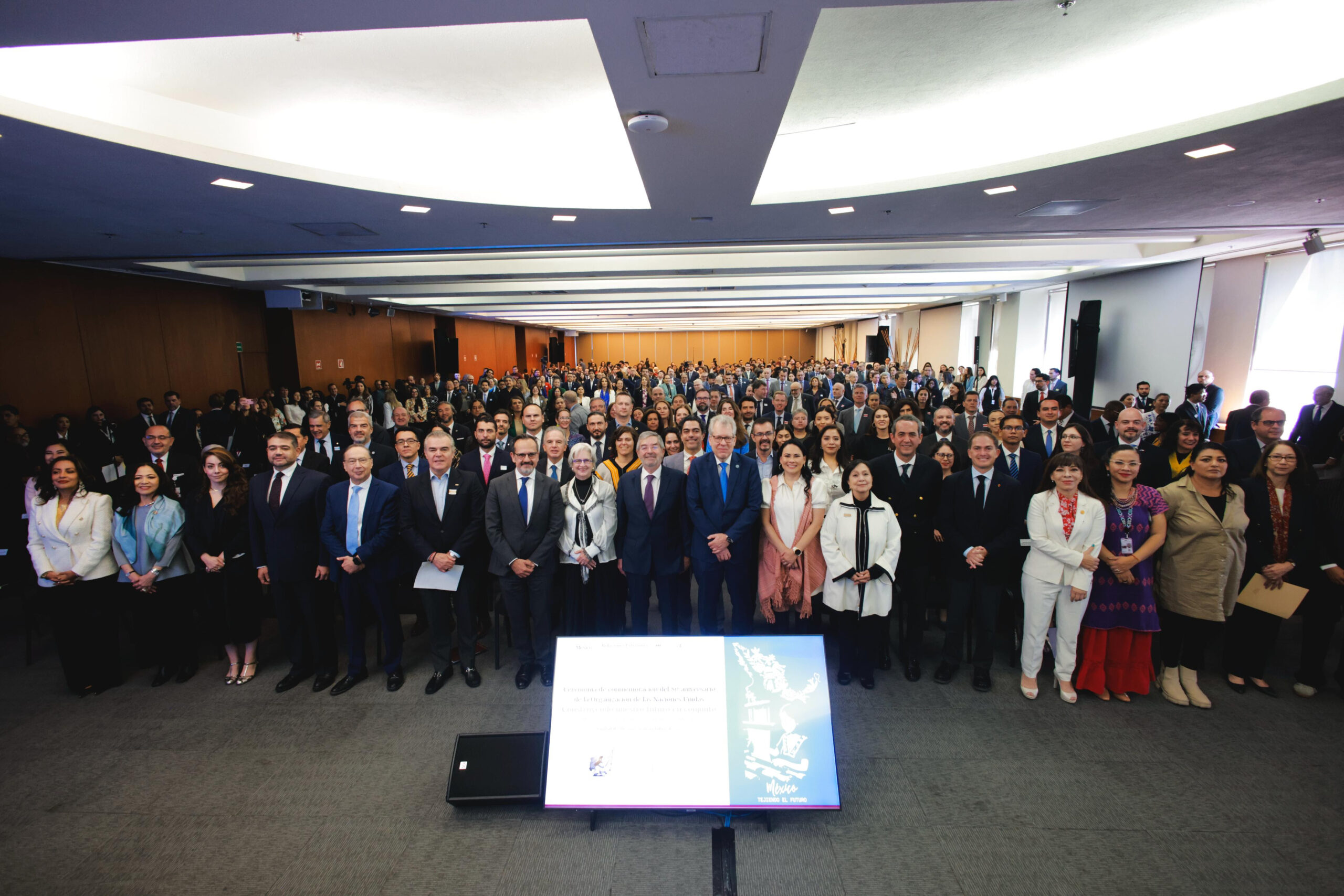 Conmemoran el 80 aniversario de la entrada en vigor de la Carta de Naciones Unidas.