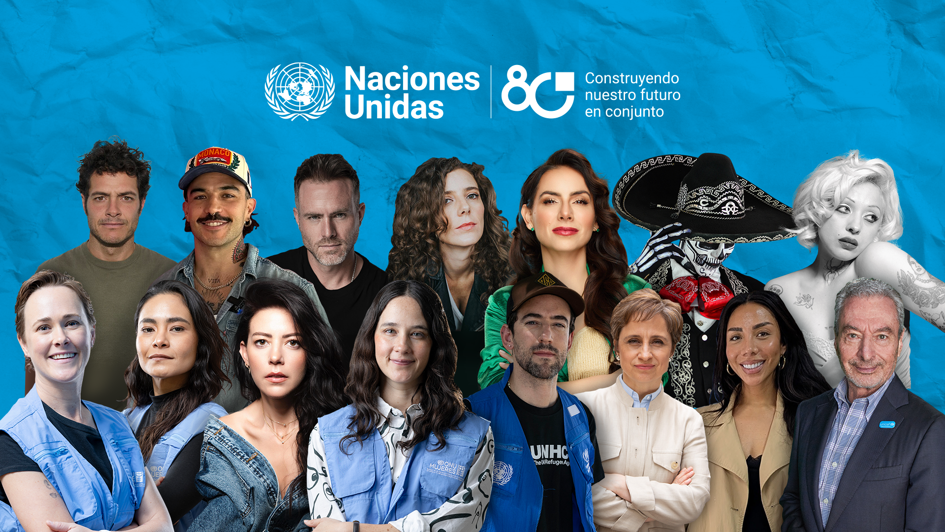 Embajadoras y Embajadores de Buena Voluntad, así como aliadas y aliados de ONU México, unen sus voces a favor de la paz, los derechos humanos y el desarrollo sostenible.