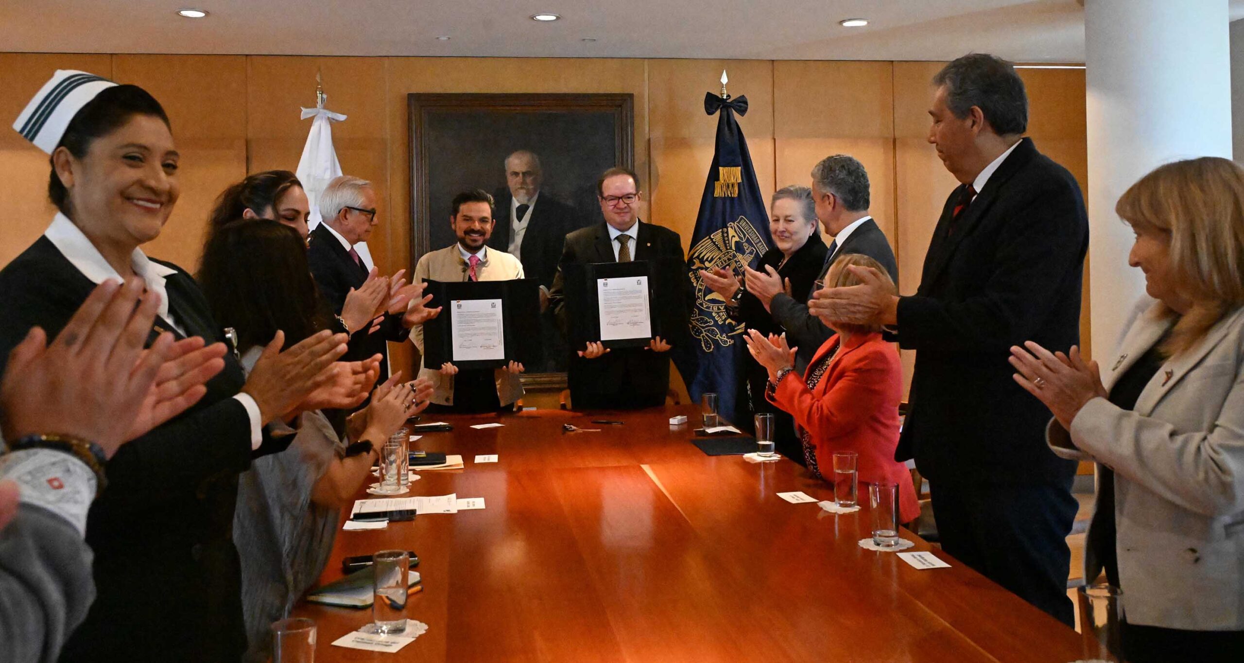 Da continuidad a la cobertura médica de la comunidad estudiantil, destacó el rector Leonardo Lomelí.