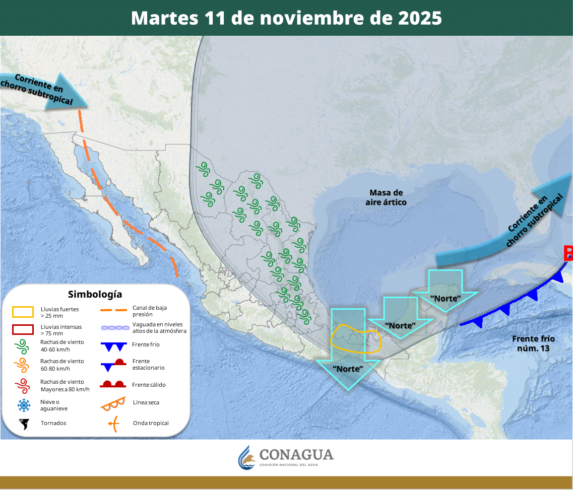 Las autoridades exhortan a la población a mantenerse informada a través de canales oficiales y seguir las recomendaciones de Protección Civil.