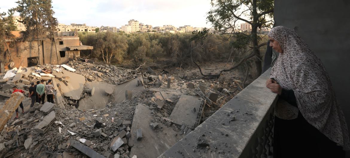 Esa zona se encuentra al este de la Línea Amarilla, conforme a los términos del acuerdo de alto el fuego.