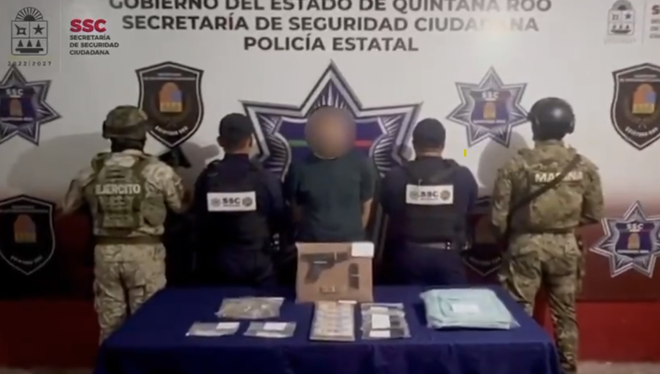 Emilio Alejandro “N”, alias “El Danone”, fue capturado en un operativo conjunto de fuerzas estatales y federales.
