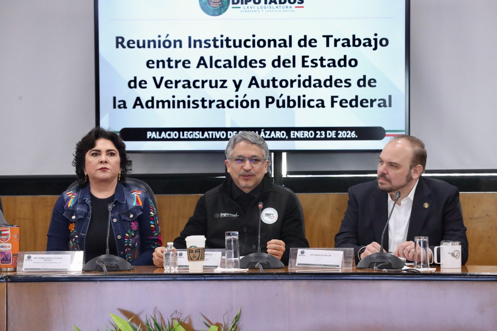 Diputados de Movimiento Ciudadano reunieron a alcaldes veracruzanos con autoridades federales para abrir canales permanentes de diálogo y atención a problemáticas locales, principalmente en seguridad, infraestructura y desarrollo municipal.