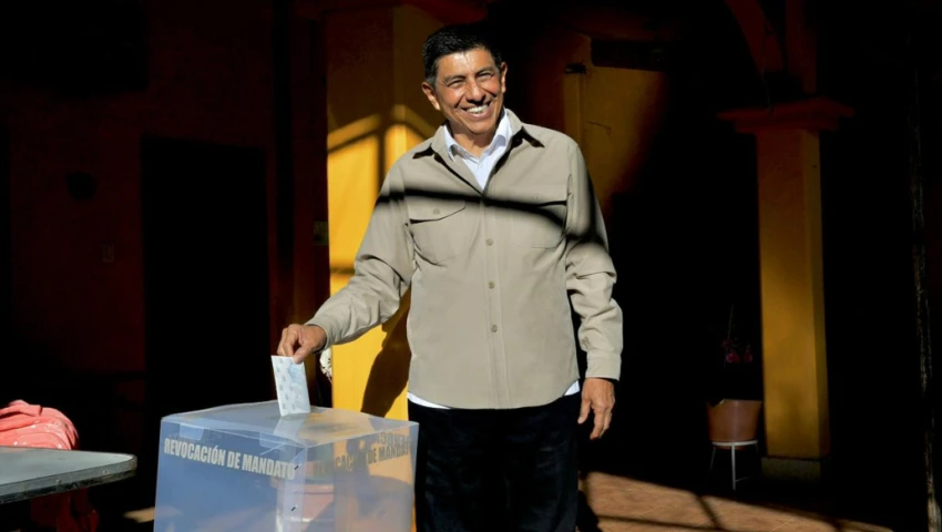 La inédita consulta de revocación de mandato a nivel estatal deja un fuerte señalamiento político contra el gobernador de Oaxaca, Salomón Jara