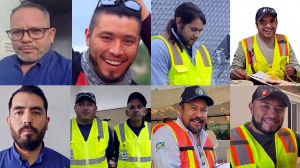 Familiares, vecinos y trabajadores del sector colocaron ofrendas en la plazuela Morelos tras el hallazgo de cinco cuerpos; otros cinco mineros siguen desaparecidos.