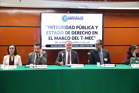 El diputado de Morena propone reforzar el Capítulo 27 para ampliar cooperación aduanera y prevenir redes de corrupción transnacional en América del Norte