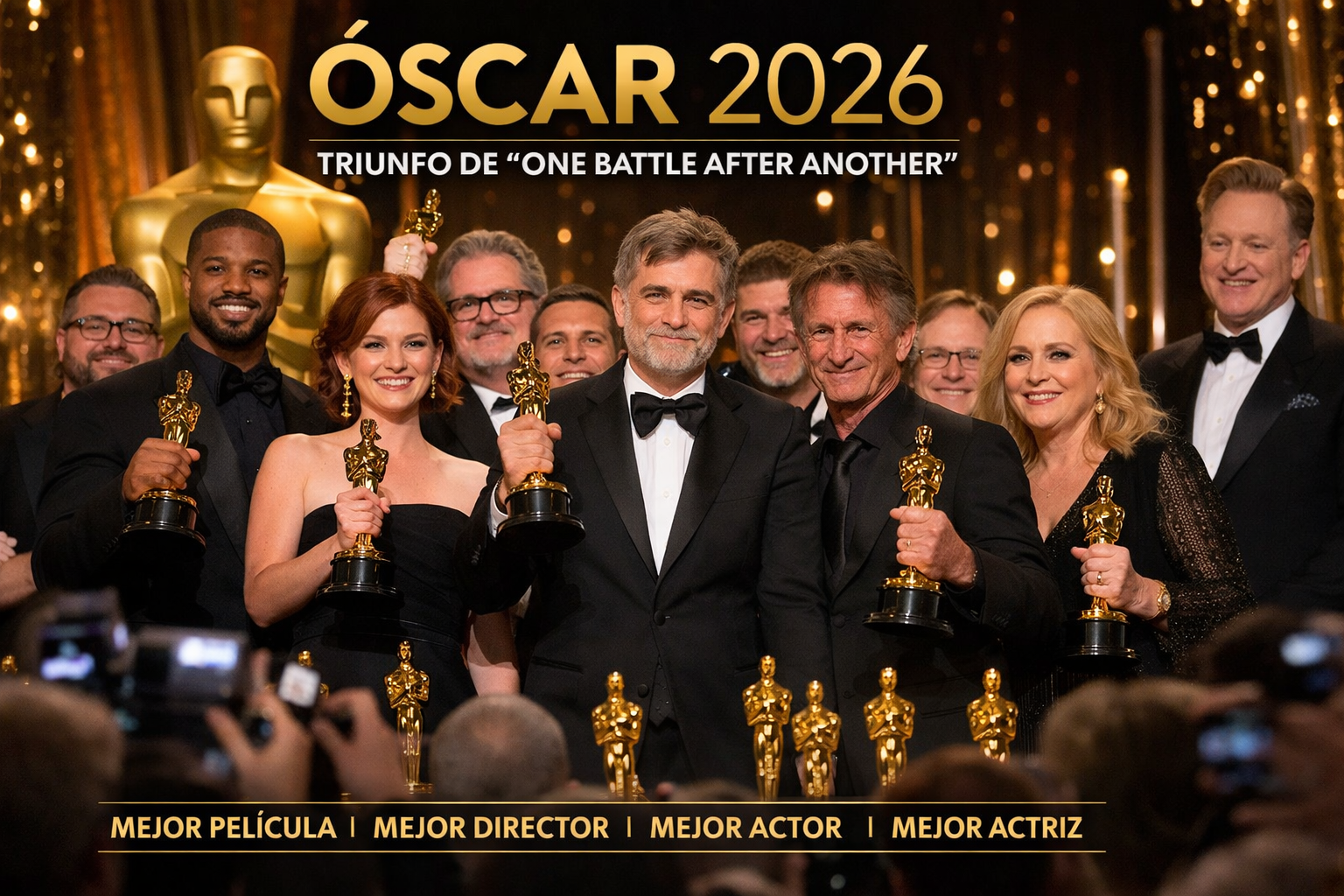 La 98ª edición de los Premios de la Academia reconoció a lo mejor del cine mundial. “One Battle After Another” fue la gran ganadora con seis estatuillas, mientras que Michael B. Jordan y Jessie Buckley obtuvieron los premios principales de actuación.