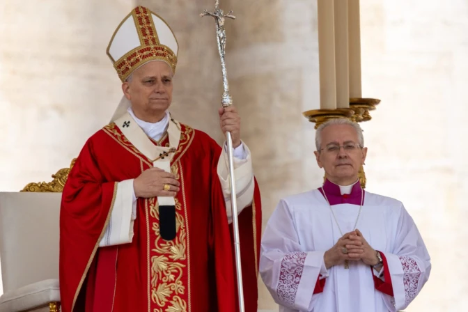 En el inicio de la Semana Santa, el pontífice condenó la guerra, rechazó el uso de la religión para justificarla y pidió a la humanidad reconocer la fraternidad frente a los conflictos internacionales.Crédito: Daniel Ibáñez/EWTN News.