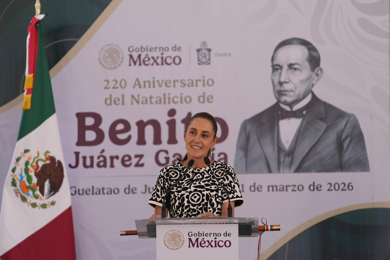 En el 220 aniversario del natalicio del Benemérito, la presidenta firma decreto para reconocer a Margarita Maza y reivindicar el papel de las mujeres en la historia nacional.