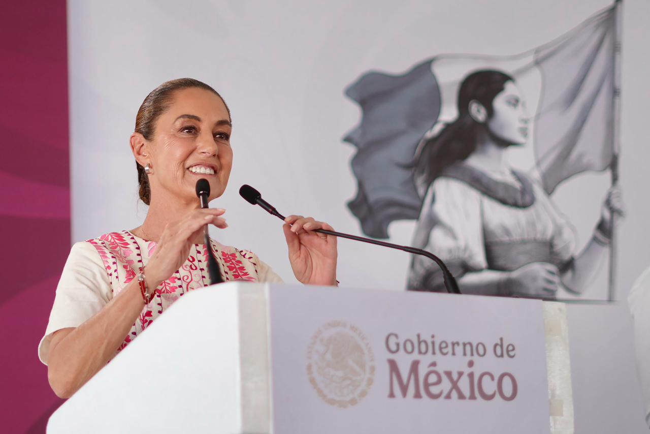 Desde Comondú, la Presidenta reivindica los principios constitucionales de política exterior, anuncia programa de recarga de acuíferos y adelanta reforma electoral para reducir costos y eliminar nepotismo