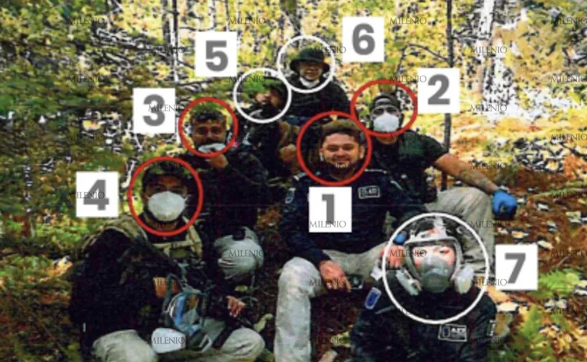 Una imagen difundida por Milenio contradice la versión inicial de autoridades estatales y abre nuevas dudas sobre la presencia de personal estadounidense en operativo ligado al narcolaboratorio de El Pinal.