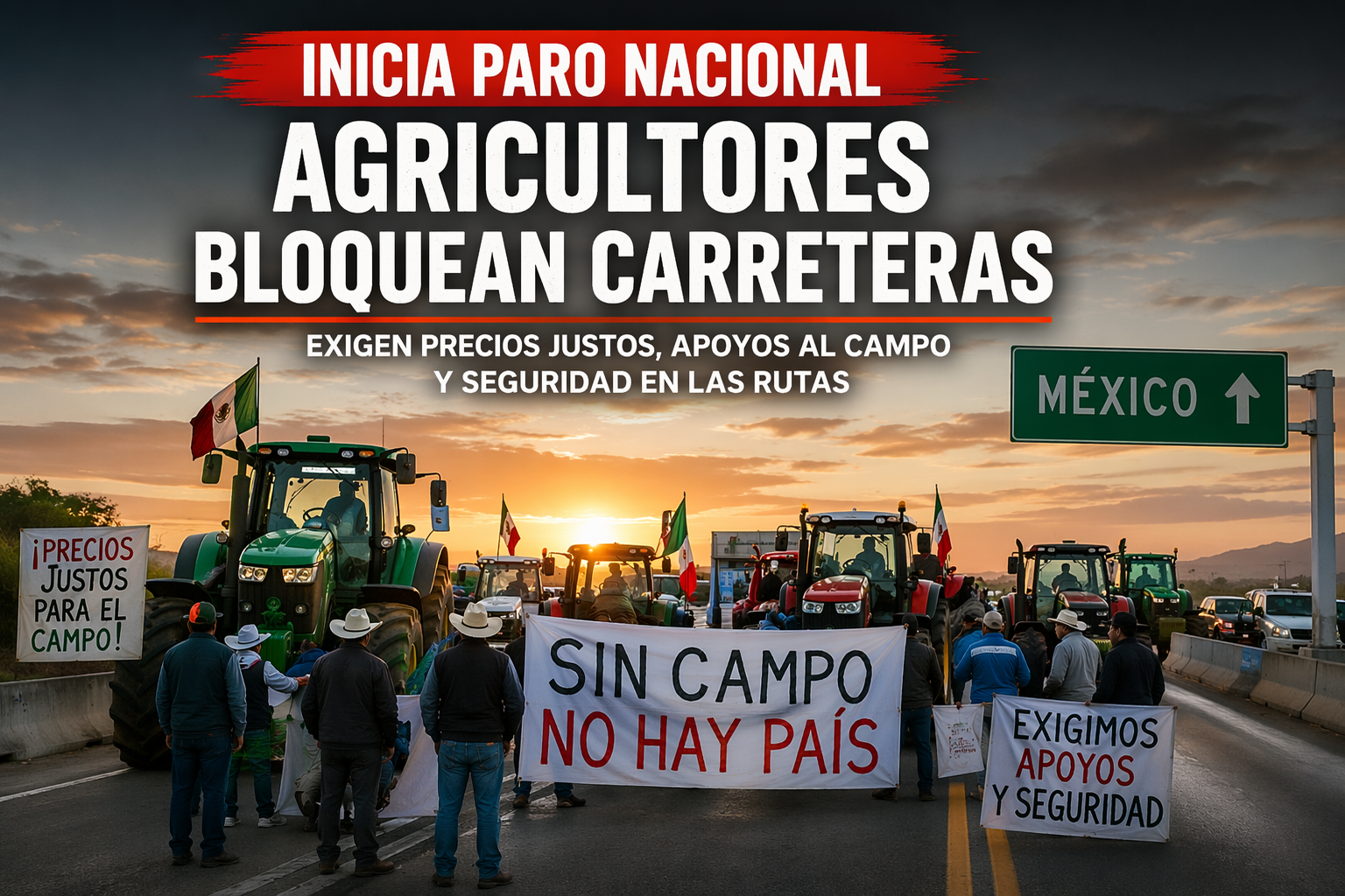 Organizaciones denuncian crisis estructural en el campo y advierten impacto en abasto y movilidad