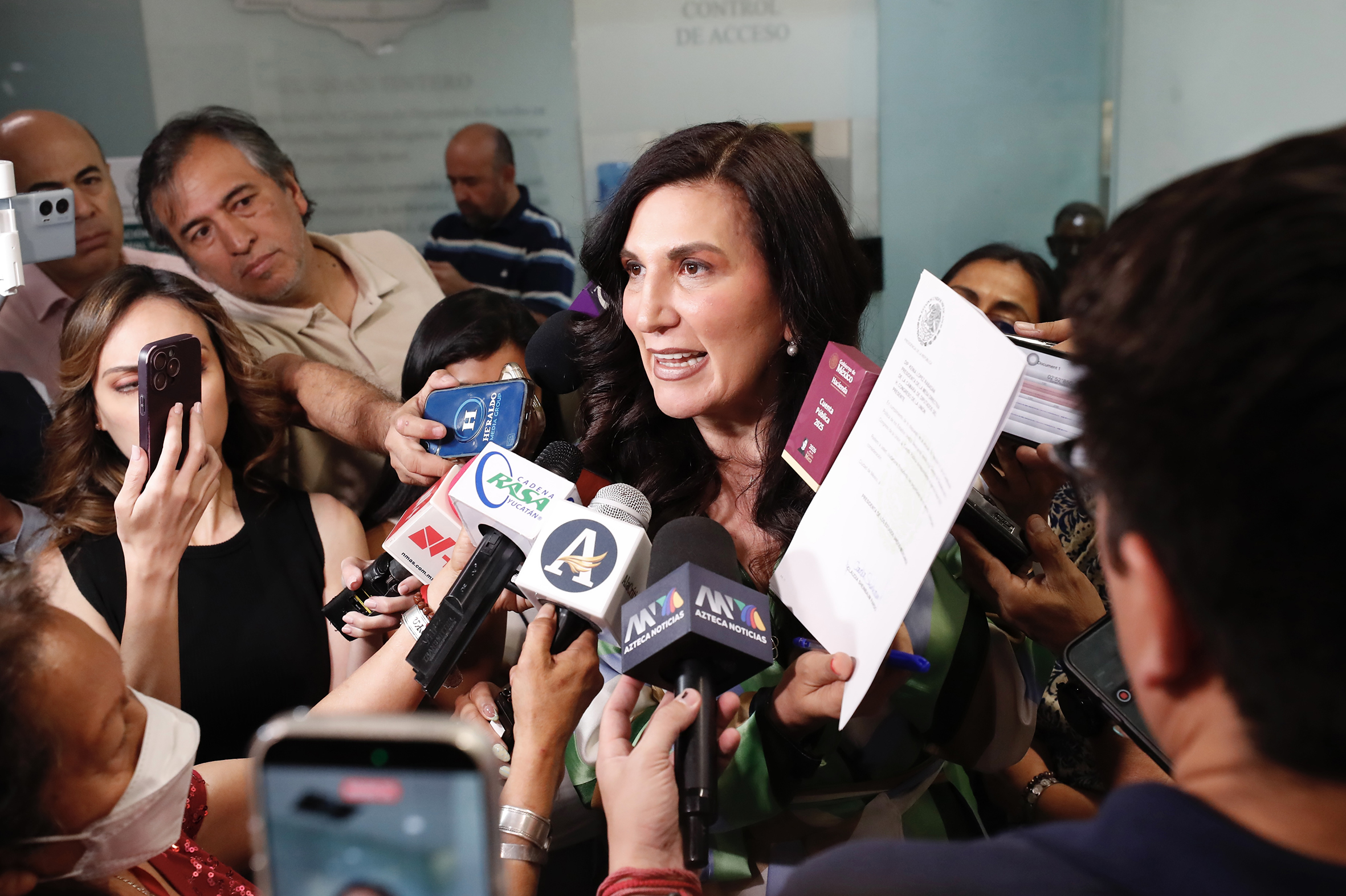 La presidenta de la Mesa Directiva llama a investigar sin encubrir y exige transparencia ante señalamientos internacionales