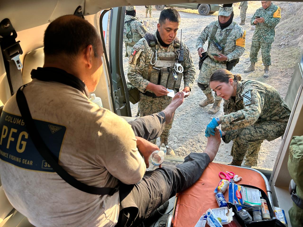 Fue hallado por Fuerzas Especiales del Ejército tras un operativo con más de 400 elementos; presentaba deshidratación leve