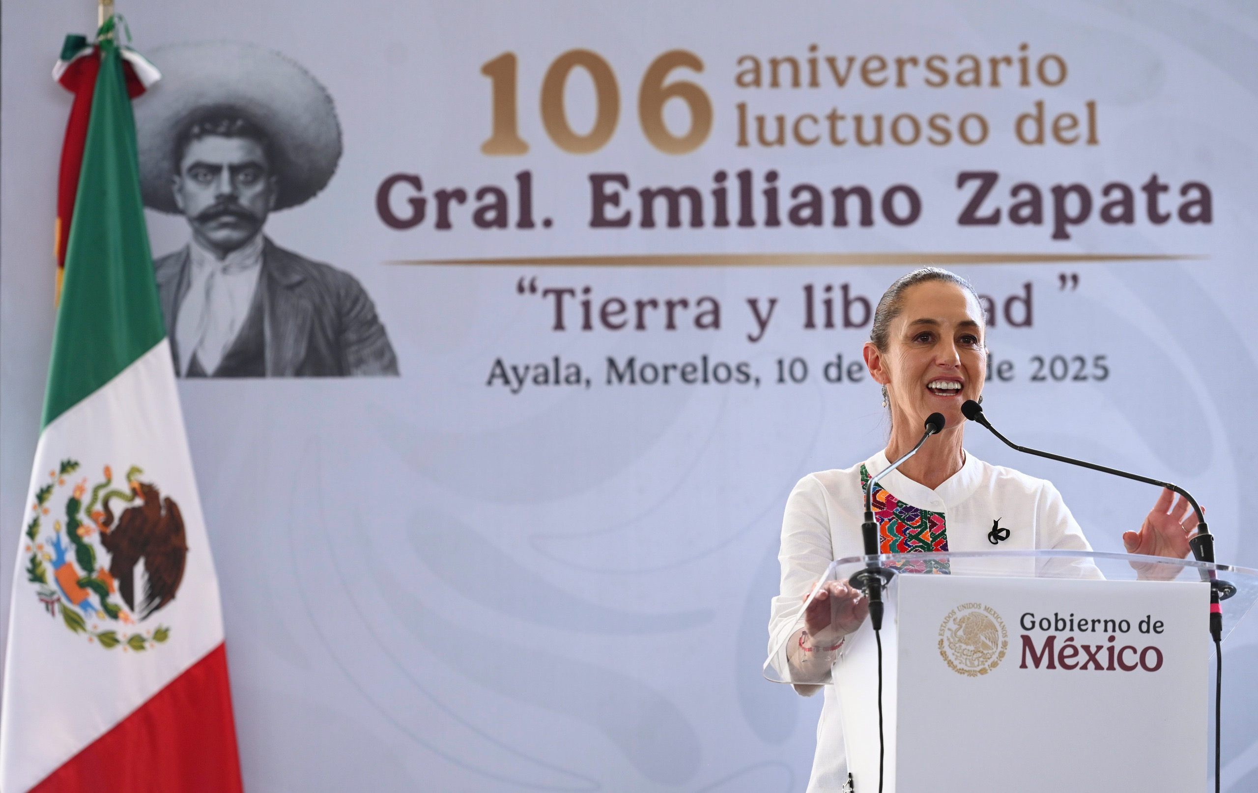 La presidenta iniciará con su conferencia matutina y posteriormente viajará a Ayala, donde inaugurará espacios culturales y educativos, además de encabezar actos por el 107 aniversario luctuoso de Emiliano Zapata.