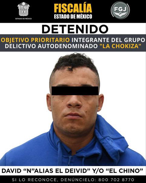 David “N”, también identificado como “El Chino”, fue detenido en un operativo conjunto en el Aeropuerto Internacional de la Ciudad de México; autoridades lo investigan por extorsión, robo con violencia, despojo y homicidios.