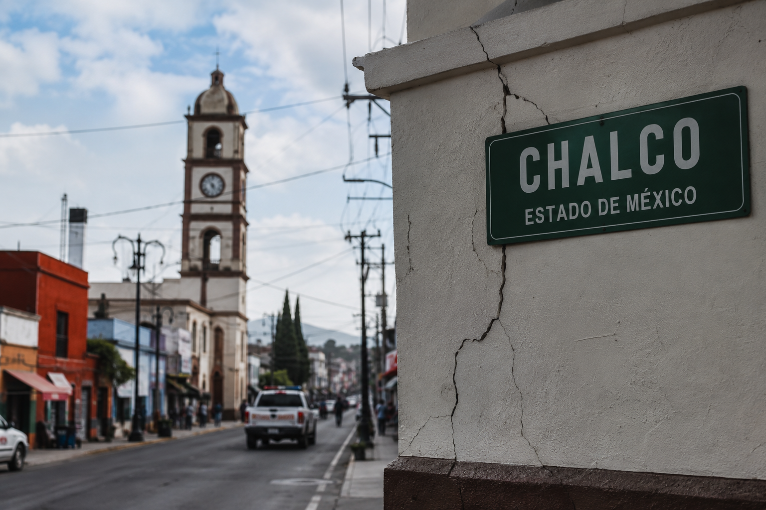 Sismo leve en Chalco activa monitoreo sin reporte de daños.