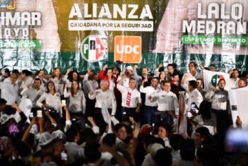 Alejandro Moreno Cárdenas inicia actividades proselitistas en la entidad y confirma alianza con partido local rumbo a elecciones del 7 de junio