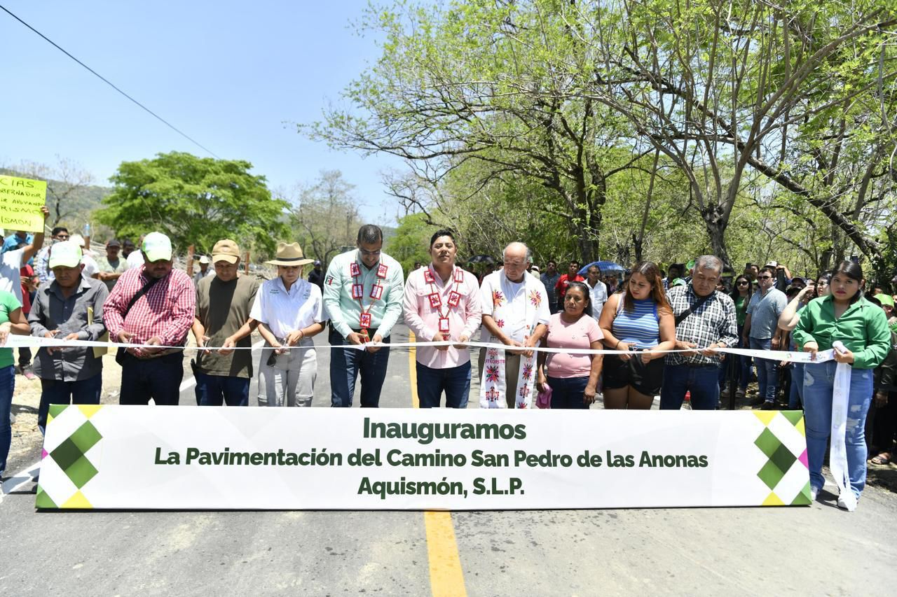 El gobernador de San Luis Potosí destaca inversiones en movilidad, turismo y desarrollo social en Aquismón