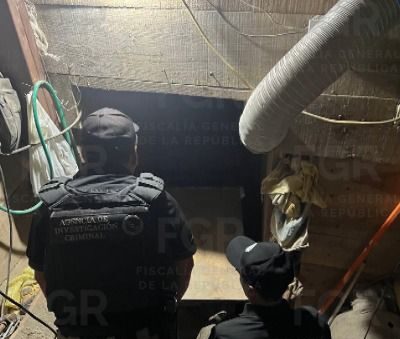 Hallan paso clandestino con iluminación y ventilación hacia EU.