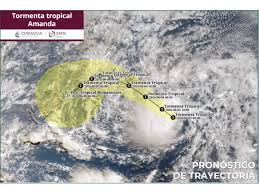Amanda surge en el Pacífico y, por ahora, no amenaza a México.
