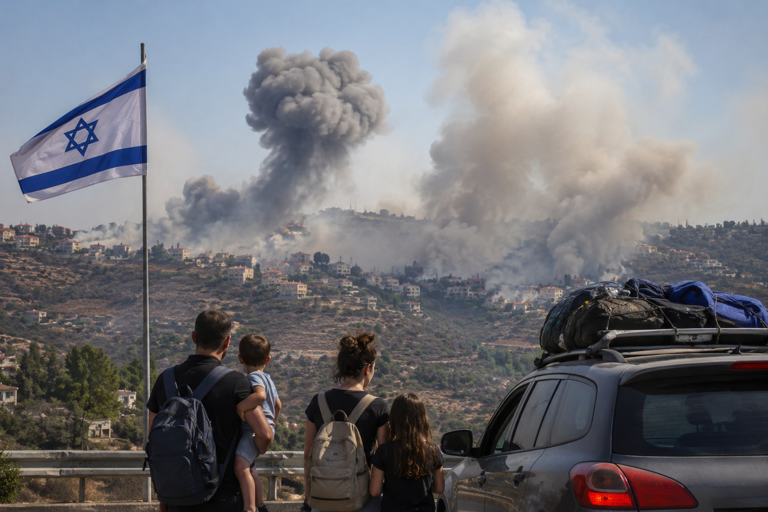 Israel acusa a Hezbolá de violar tregua y desplazar civiles.