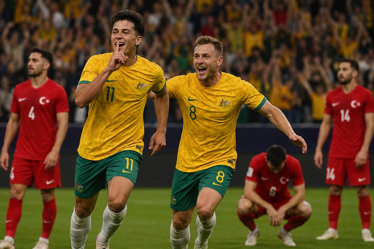 Irankunda y Metcalfe sellan histórico triunfo australiano ante Turquía