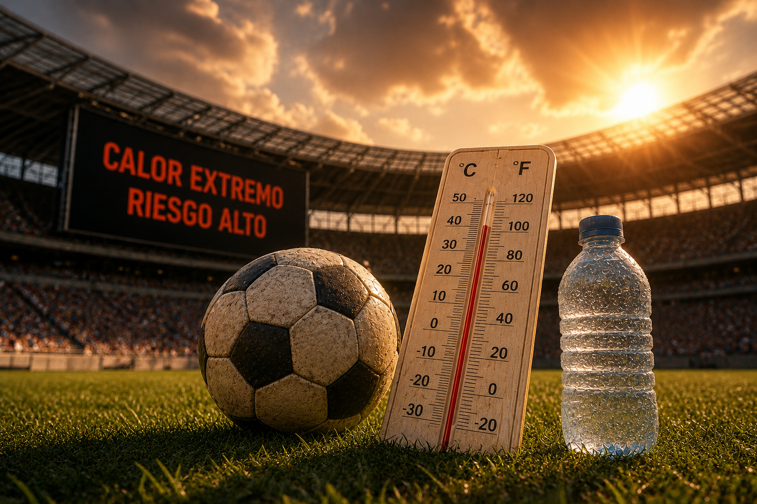ONU alerta que el calor extremo amenaza la final del Mundial 2026.