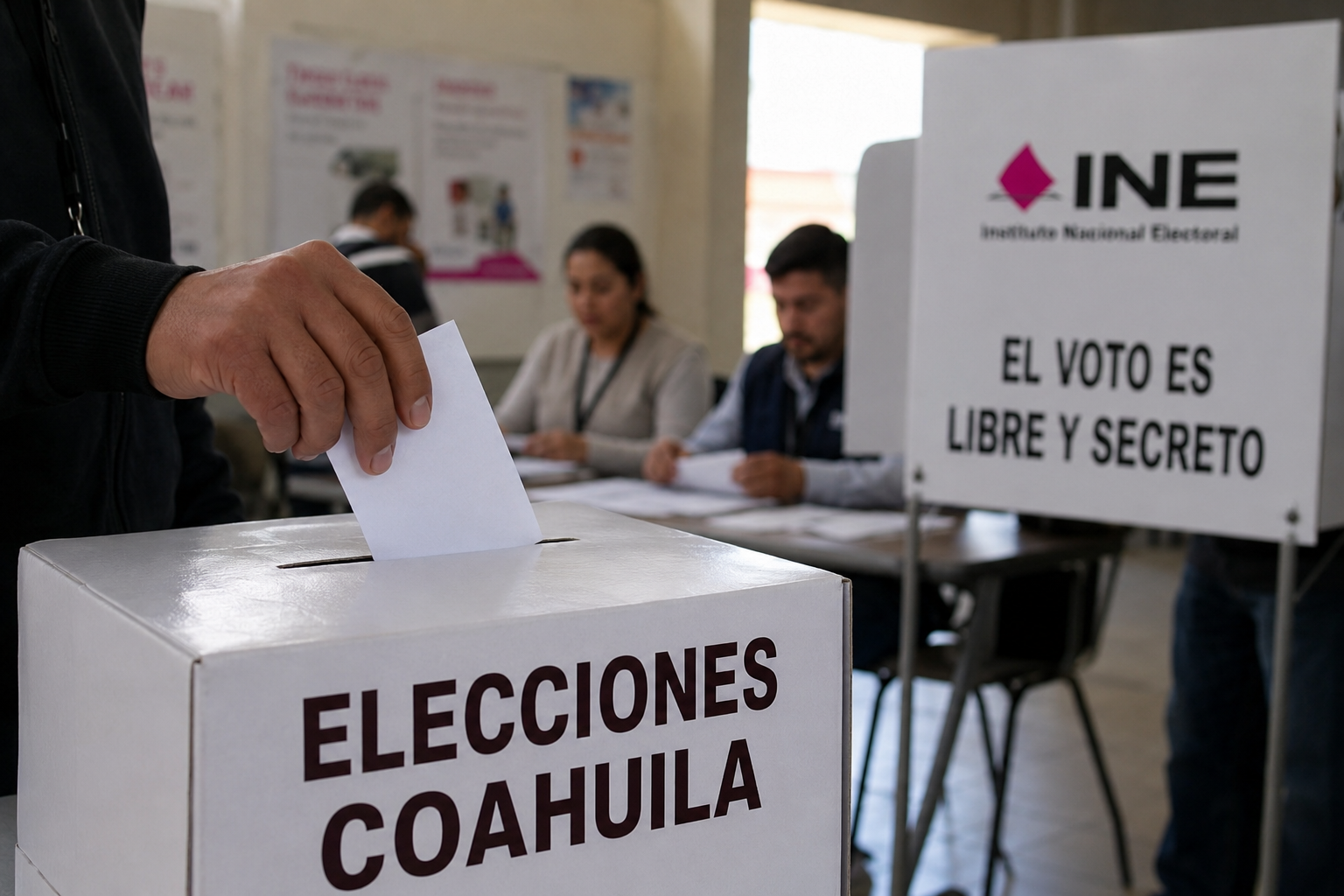 INE instalará 4,256 casillas y 15 especiales con urnas electrónicas.