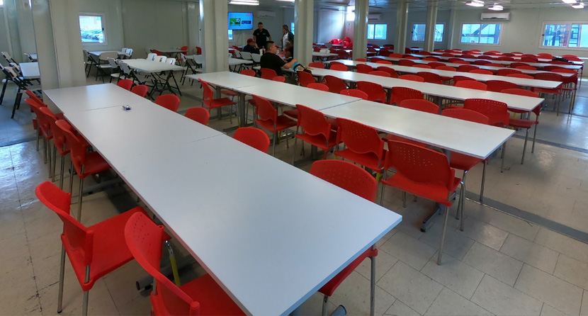 Buscan asegurar espacios seguros e higiénicos para comer.