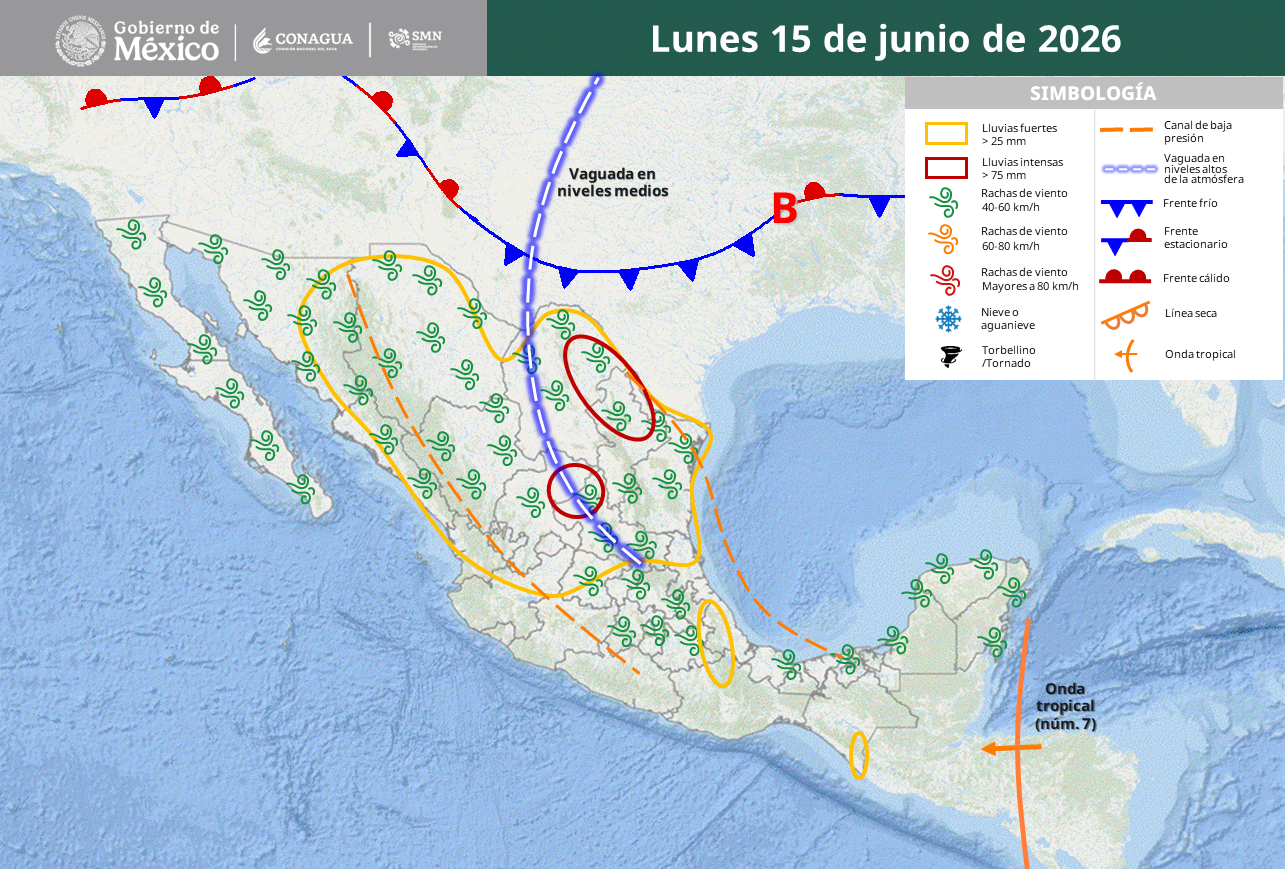 Lluvias torrenciales, granizo y calor extremo activan alertas.