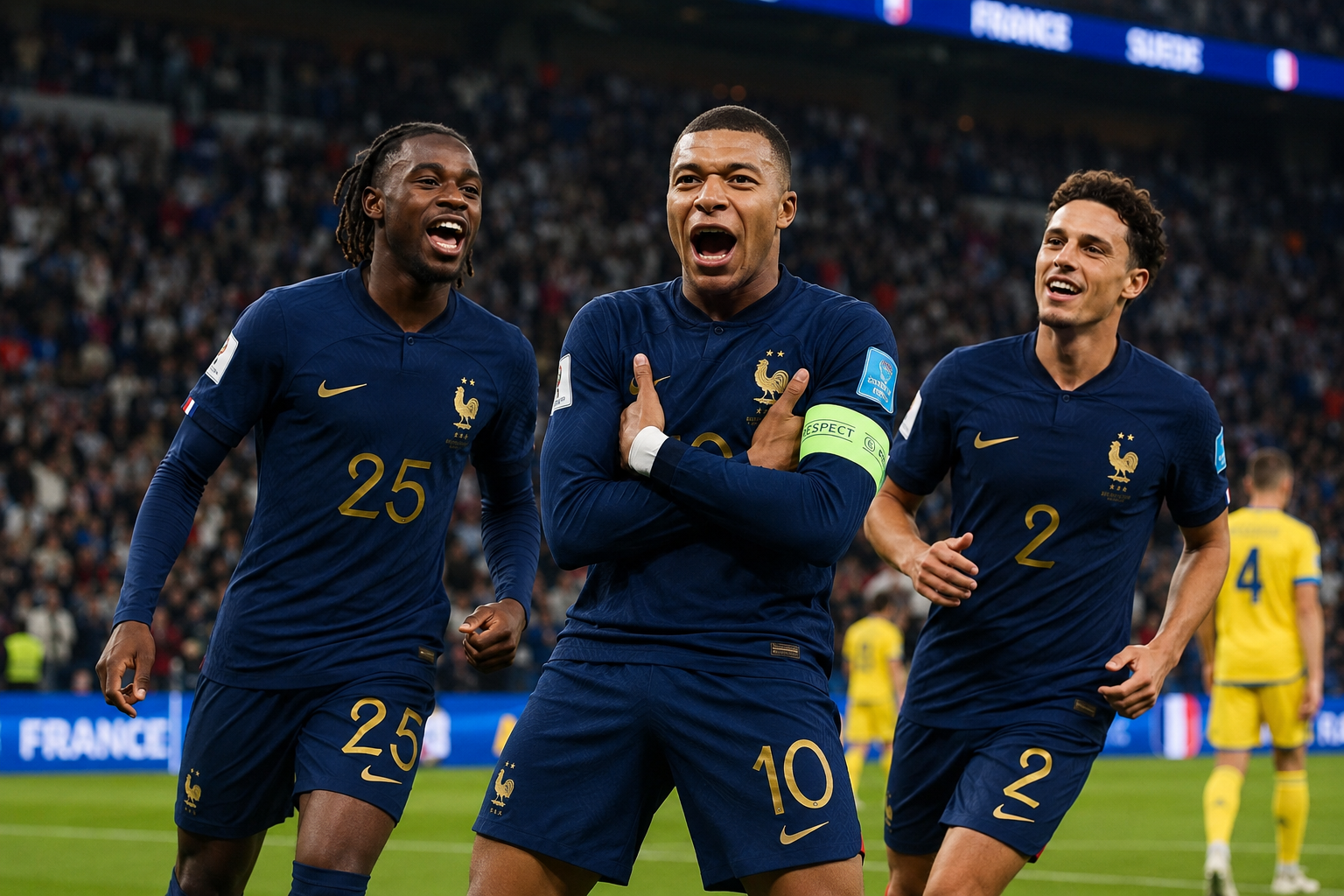 Mbappé firma doblete y Barcola sentencia el pase francés a octavos.