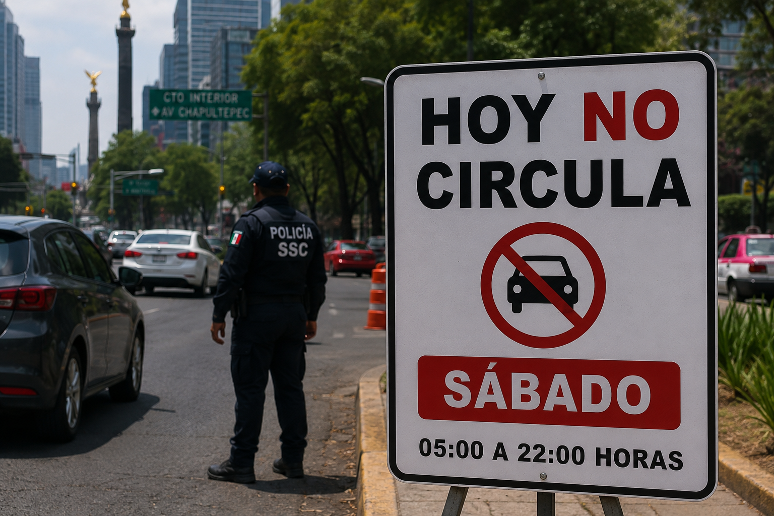 Vehículos con holograma 1 y placas pares deberán suspender circulación