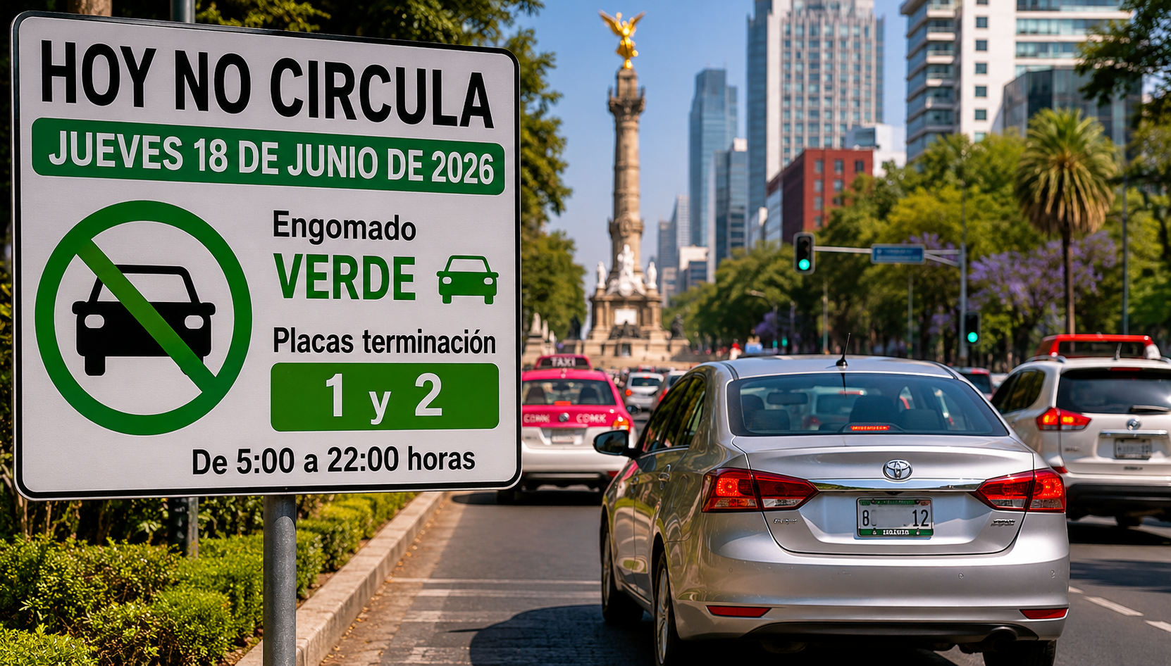 Restricción aplica de 5:00 a 22:00 horas en CDMX y Edomex.