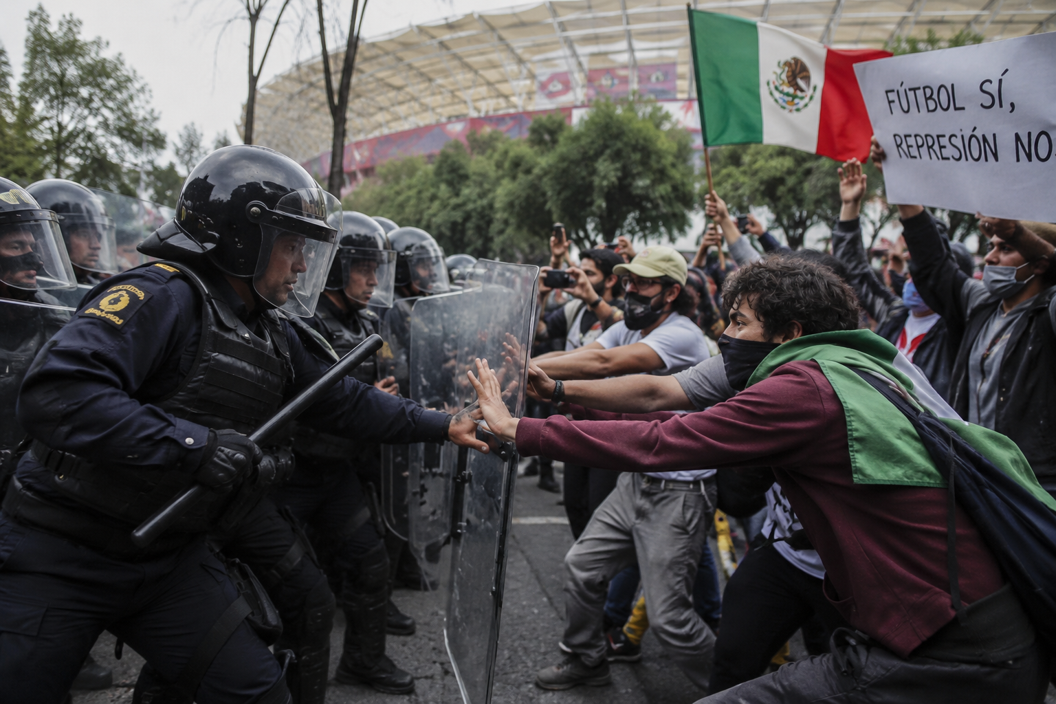 Organismo alerta por uso excesivo de la fuerza en manifestaciones