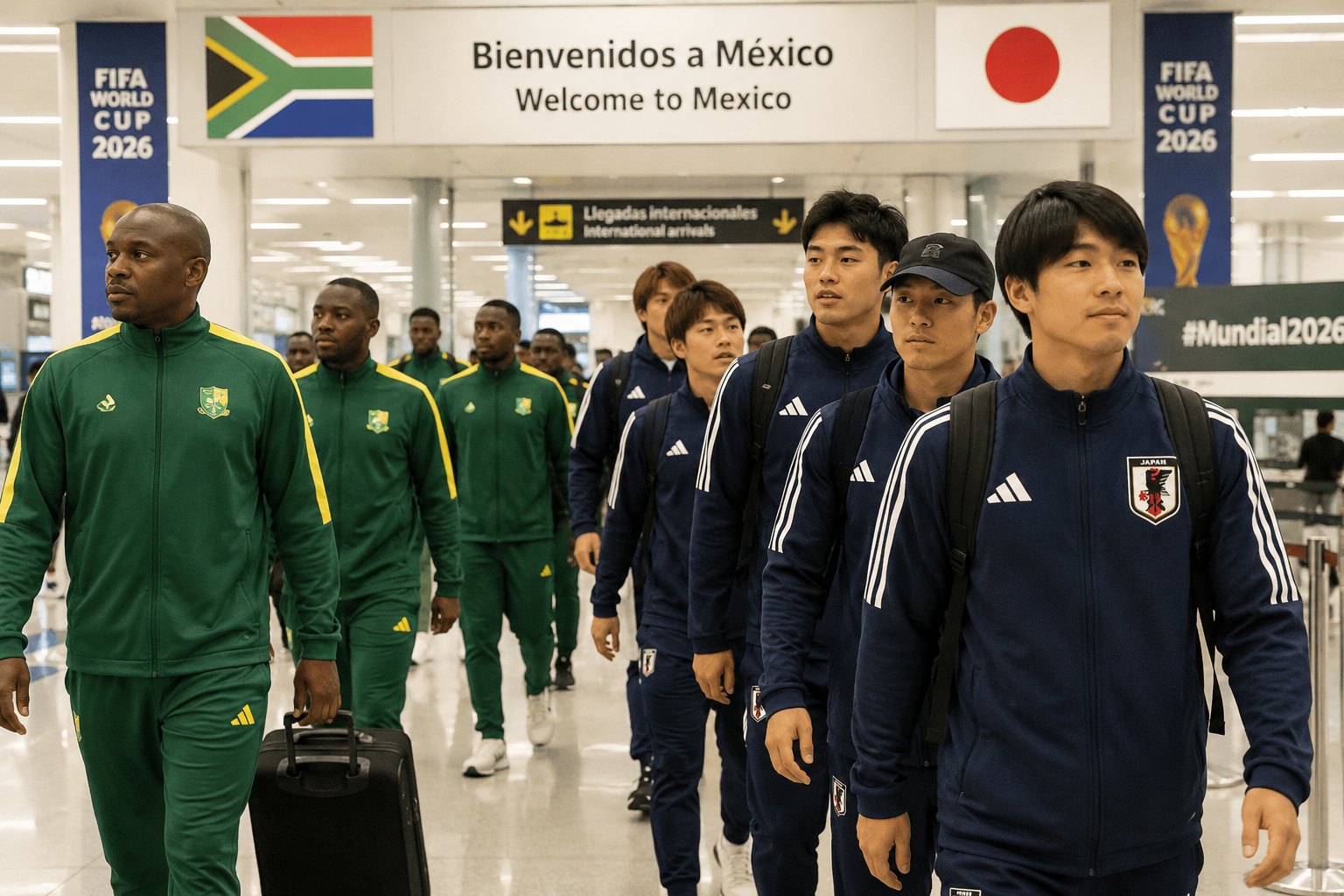 Las selecciones asiática y africana inician concentración rumbo al Mundial