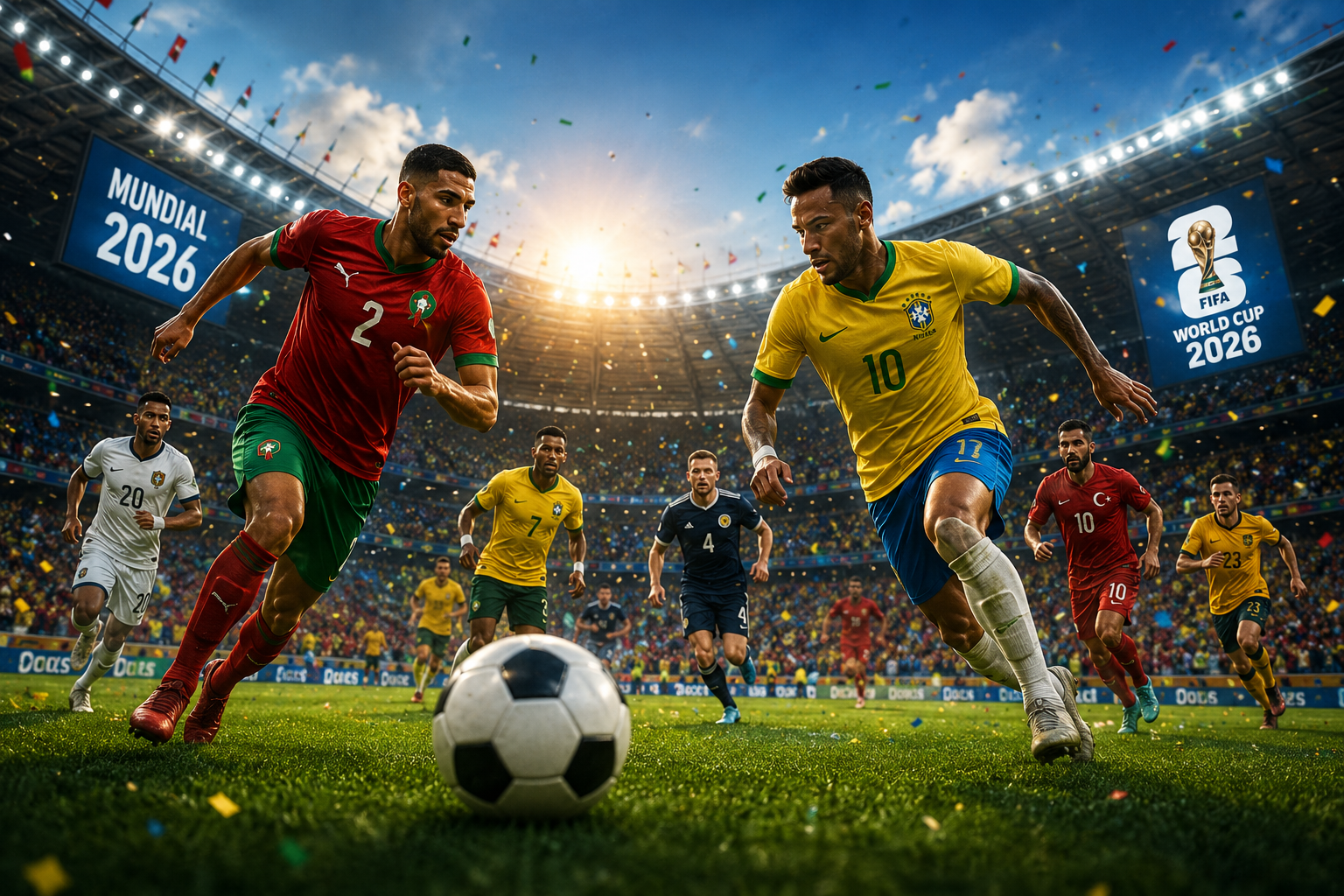 Brasil debuta ante Marruecos en una cartelera con cuatro partidos.