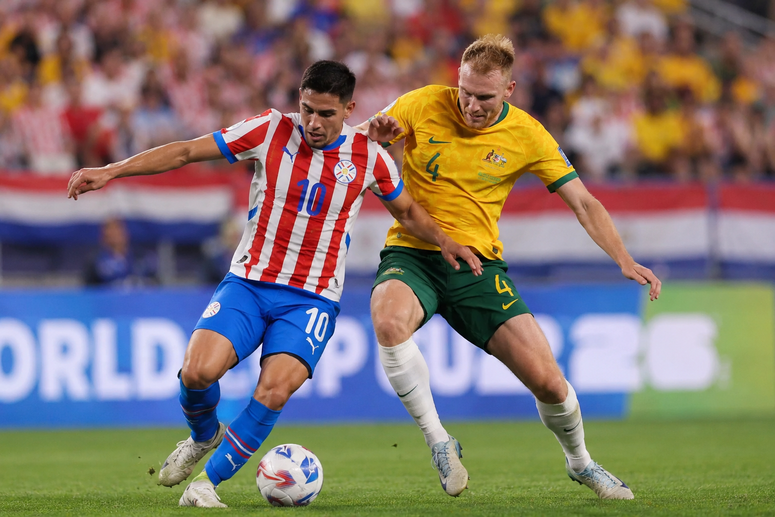Empate sin goles clasifica a Australia y deja vivo a Paraguay en Mundial.