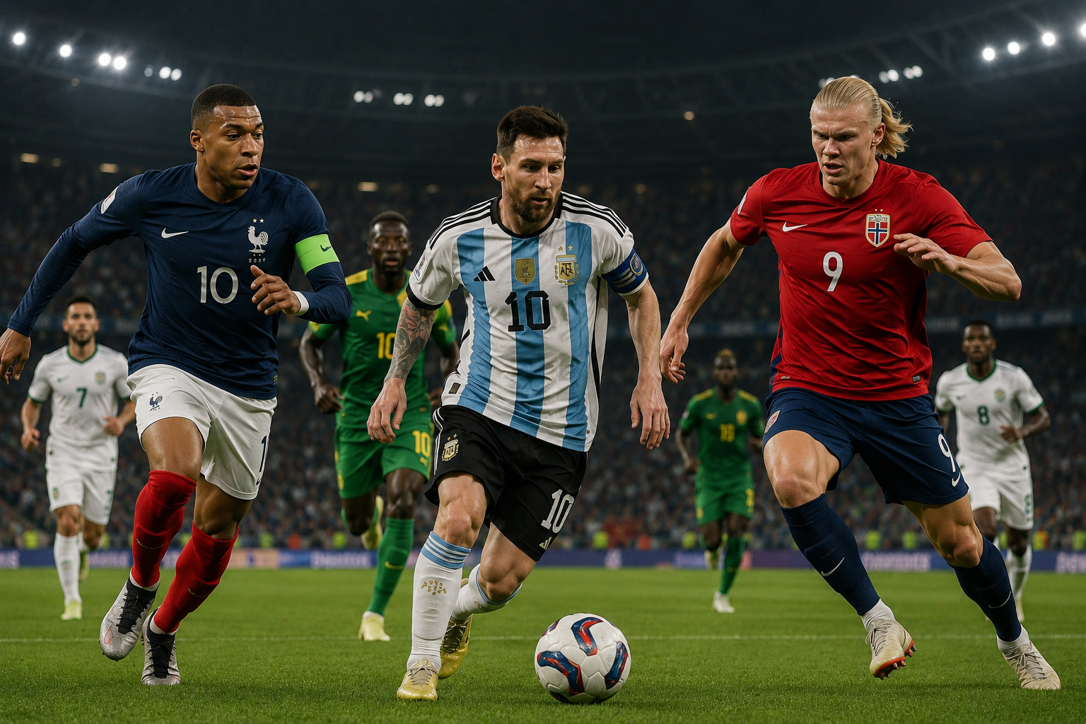 Argentina, Francia y Noruega salen a escena este martes
