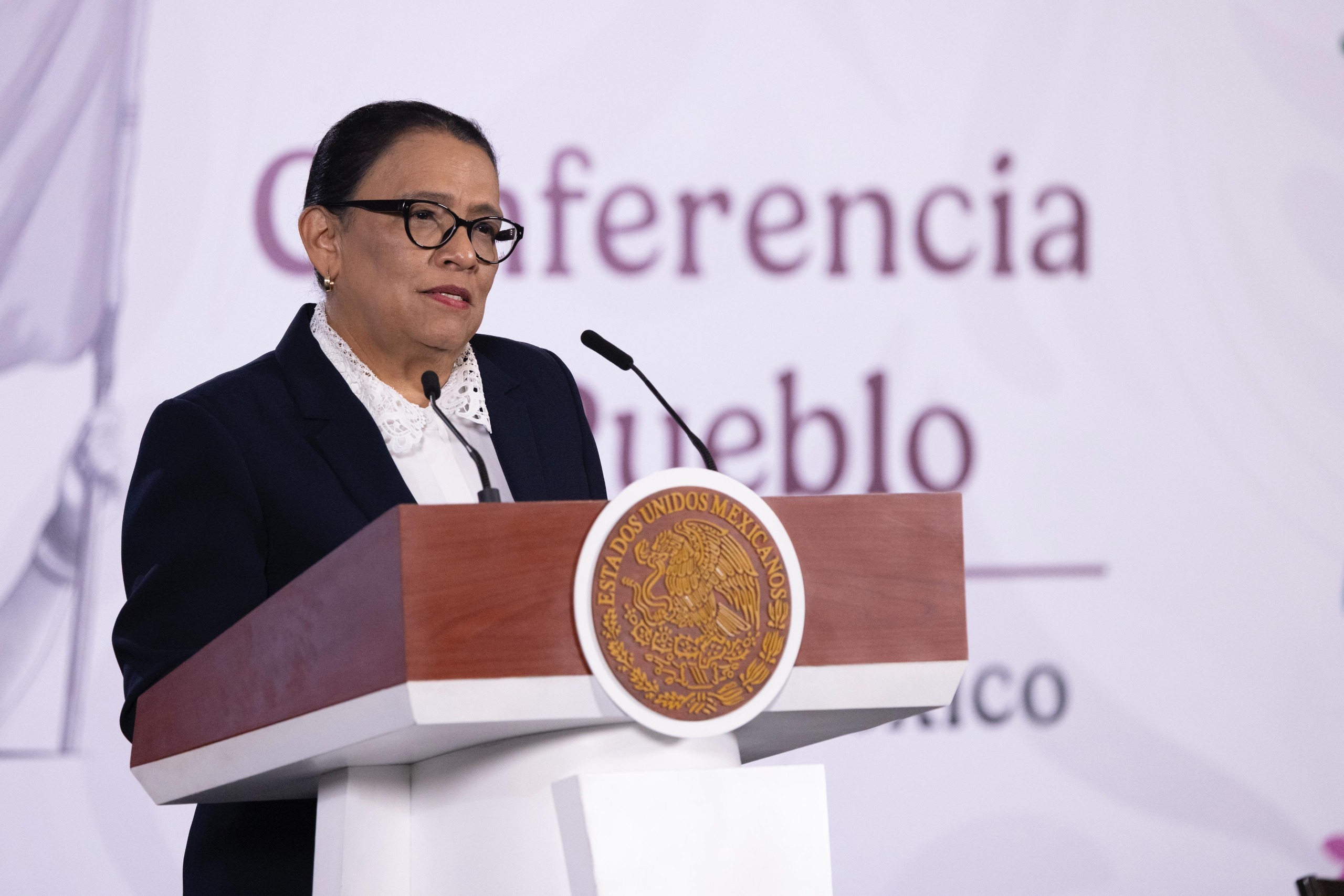 Rosa Icela Rodríguez descarta riesgos y garantiza seguridad.