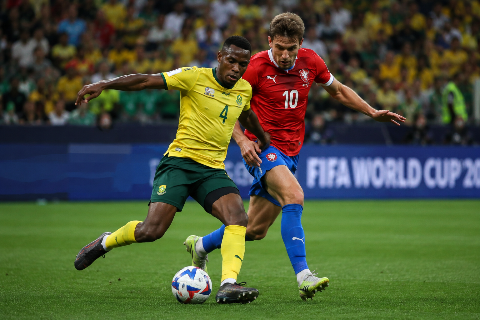 Mokoena igualó de penalti y dejó abierto el Grupo A del Mundial