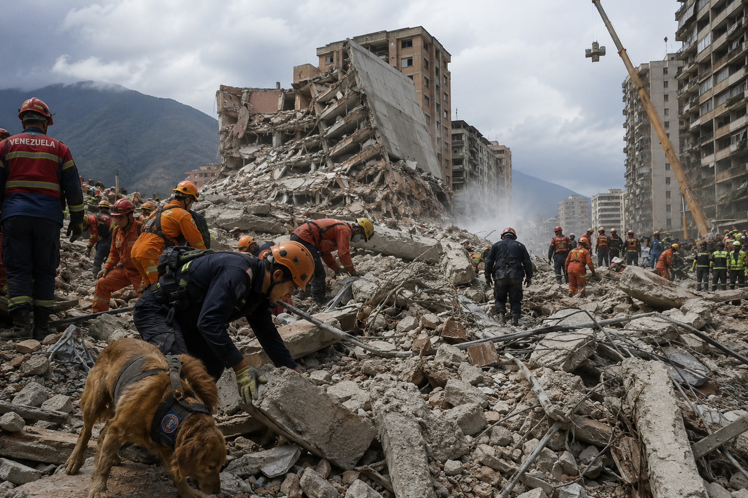 Van mil 719 muertos; continúa la búsqueda de sobrevivientes bajo escombros.