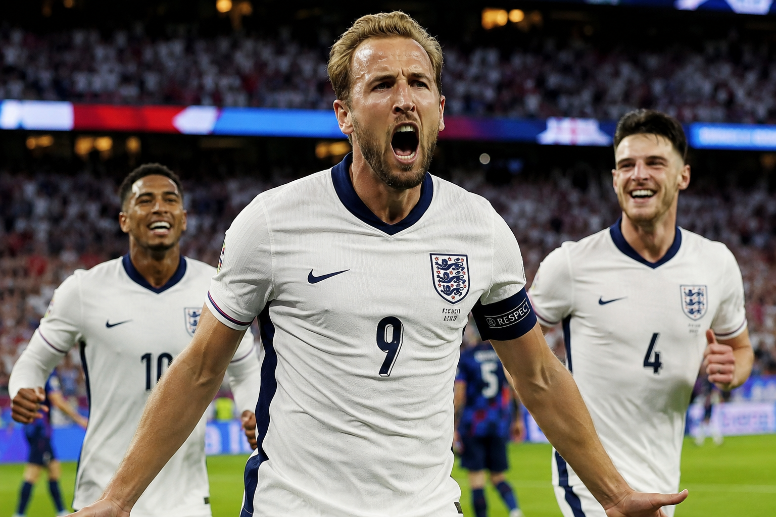 Kane lidera triunfo inglés 4-2 sobre Croacia en debut mundialista