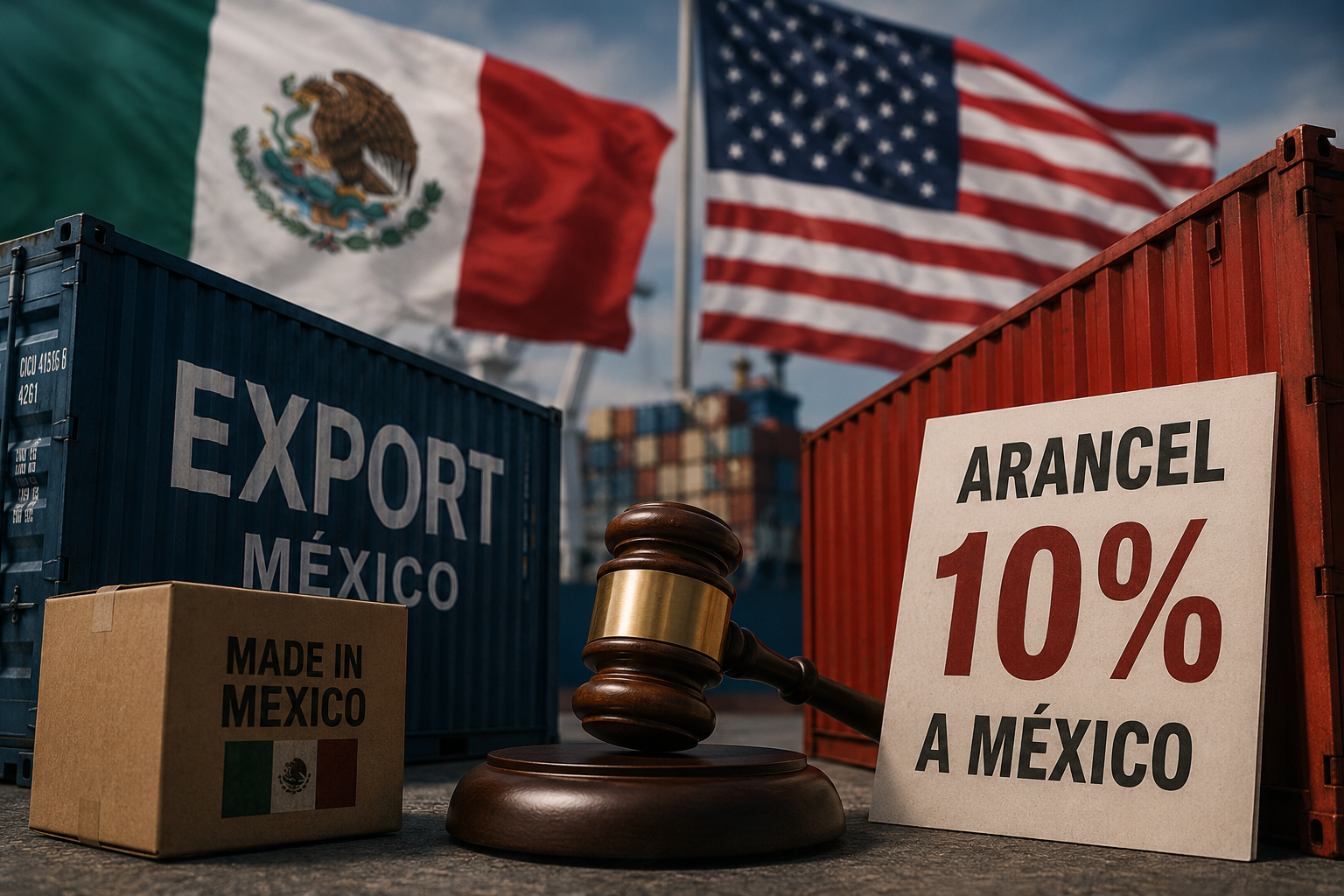 EU impondrá arancel de 10% a México desde este viernes.