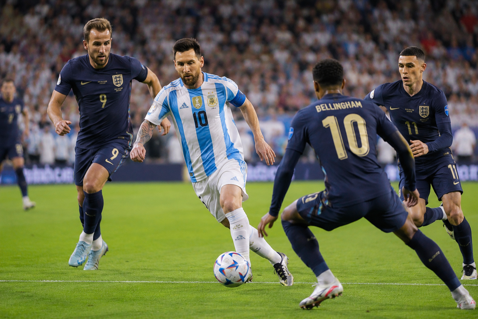 Argentina remonta a Inglaterra y enfrentará a España en la final.