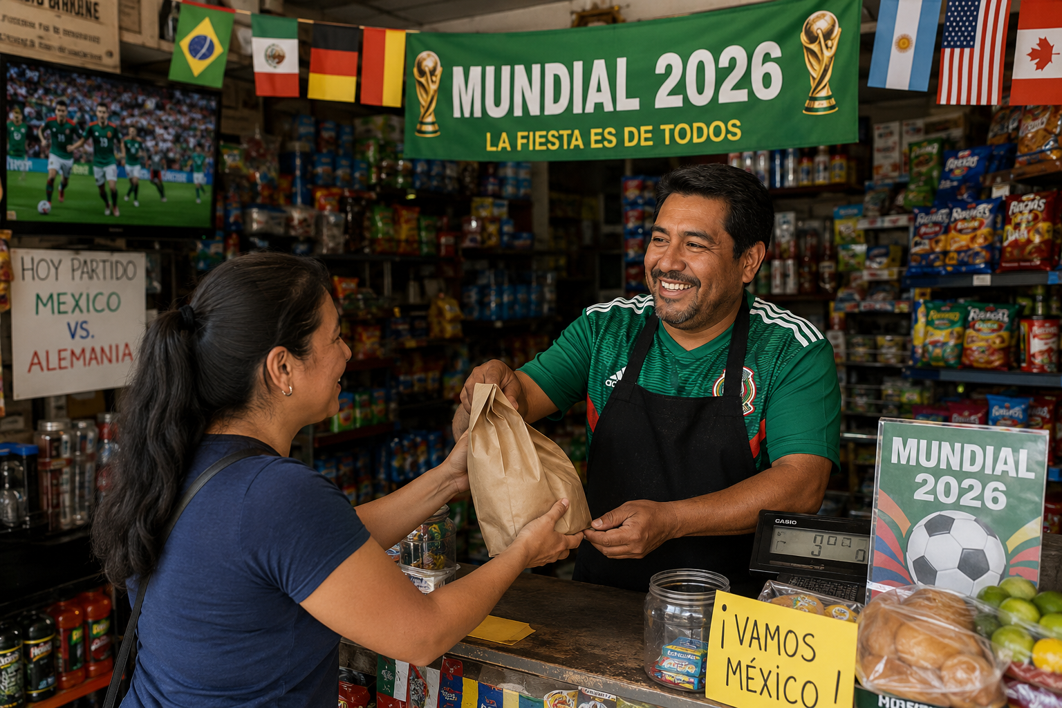 El 72% de los pequeños comercios elevó sus ventas por el Mundial.