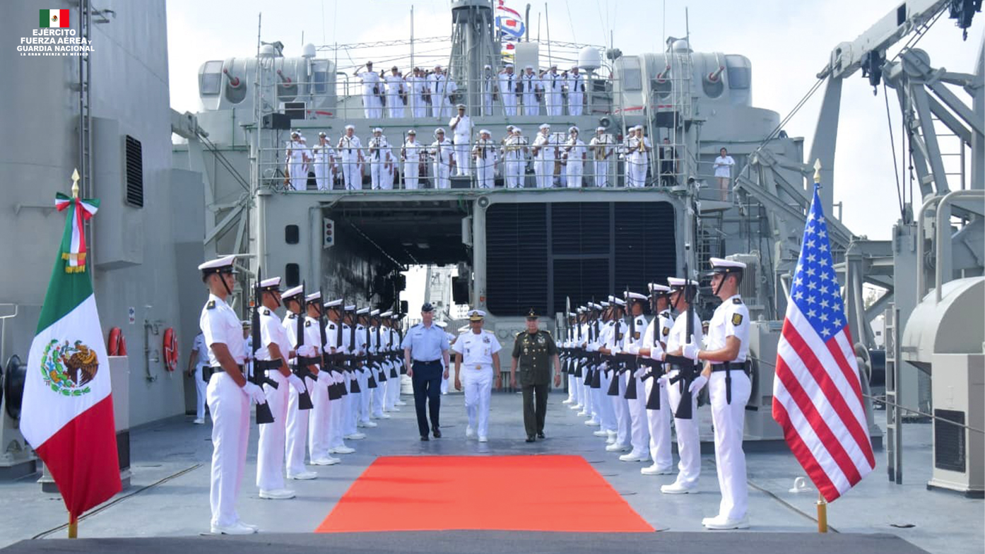 México y EU fortalecen cooperación militar en seguridad regional.
