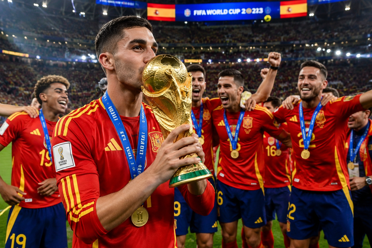 España derrota a Argentina y conquista su segunda Copa del Mundo.